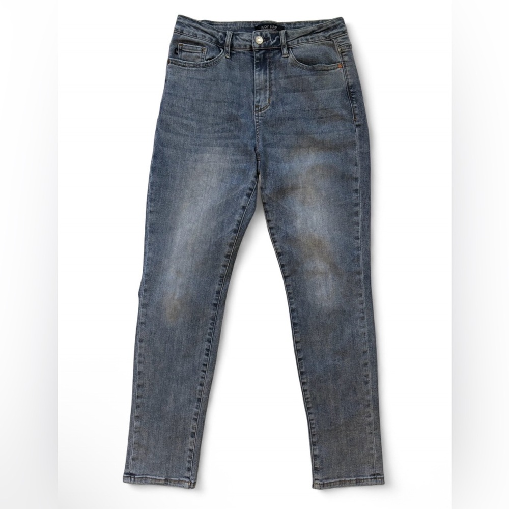 Judy Blue Boyfriend Fit High-Rise Washed Blue Denim Jeans Size 5/27